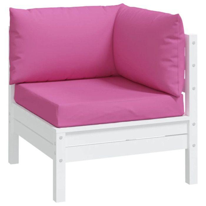 VidaXL Coussins de palette 3 pcs rose tissu Oxford 361790