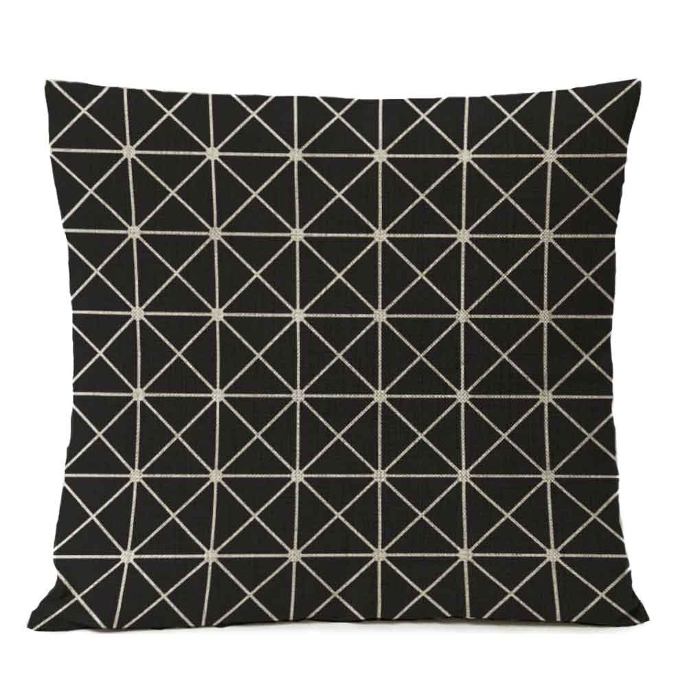 Black Geometric Boho Pillow Cover Bohemia Arrow Cushion Home Decorative Sofa Pillowcase