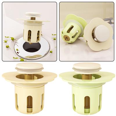 Badezimmer Waschbecken Stöpsel Drucktyp Sprung Ablauf Filter für Badezimmer Küche