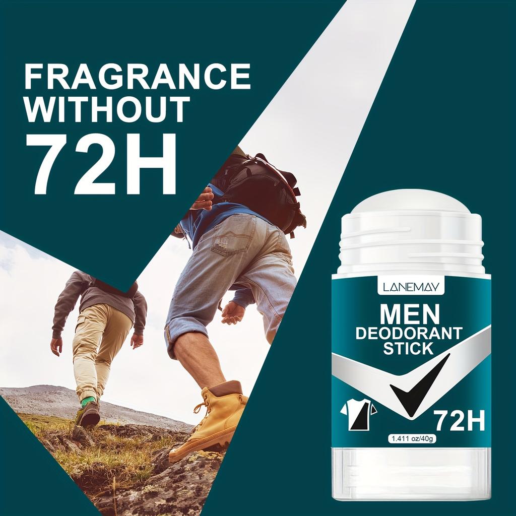 Men Eucalypt Deodorant Stick Anti Sweating Keep Drying Lasting Fragrance Remove Armpit Odor Underarm Refresh Sticks Refresh