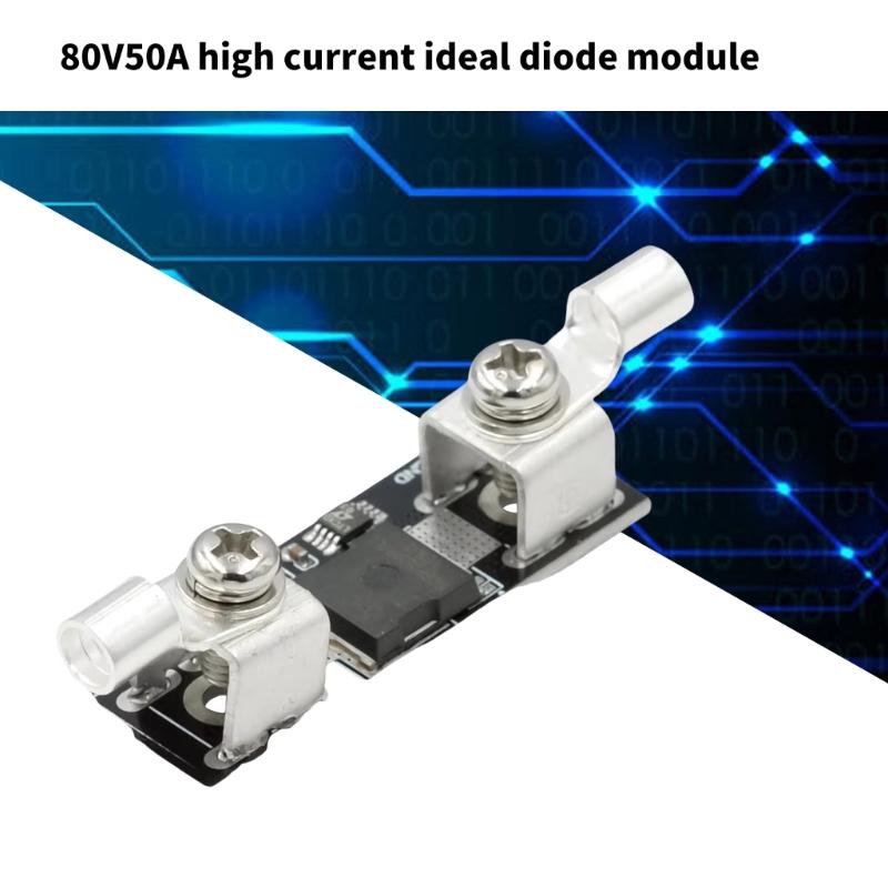 80V 50A Diode Module Solar Controllers Antireverse Charging Antireverse Current Protective for Solar Panel Battery