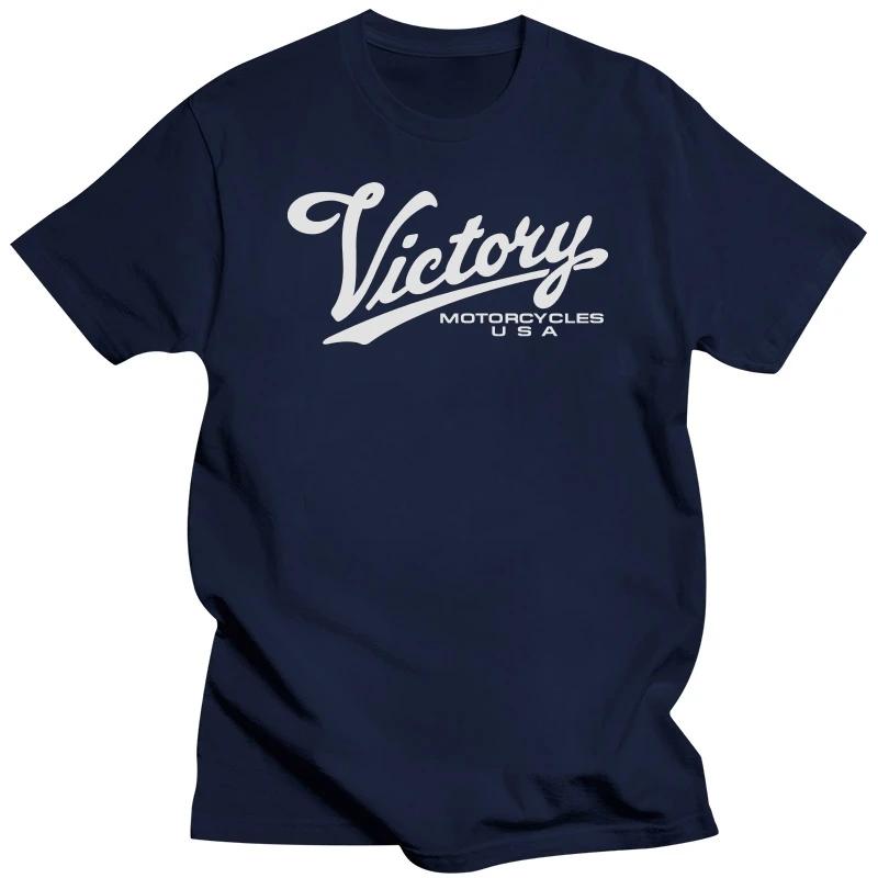 Letní Harajuku Vlastní Tričko Těžká Váha Victory Motorcycles USA Fanoušci Vintage Retro Tričko Vintage Tričko Unisex 2stranný Dotisk