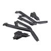 A set Black Plastic Motorcycle Frame Guard Protector Frame Cover Guard Parts For Tiger 800 XC XCX XCA XR XRX XRT