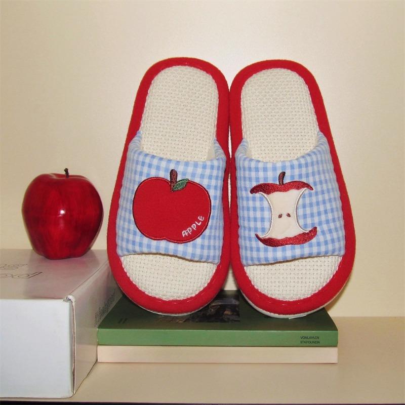 Fashionable Casual Home Shoes for Female Students, Cute Soft-soled Floor Shoes