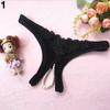 G-string Panties Low Waist Open Crotch See-through Hollow Hip G-String Panties Women Accessory