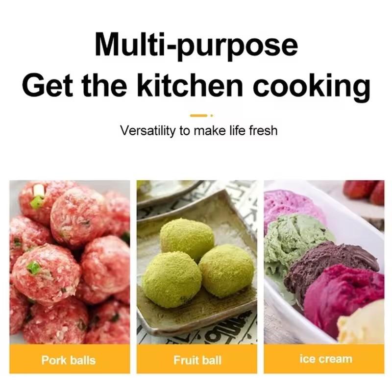 Frikadellenclips aus Edelstahl, Frikadellen-Maker-Werkzeug, antihaftbeschichtete gefüllte Fleischbällchen, Fischbällchen, Reisbällchen, Form zur Herstellung von Küchenhelfern