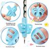 Pencil Grip Writing Corrector 3 Fingers Posture Correction Tool Trainer Children Pen Writing Grip Holders for Children Gifts
