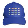 Colourful Vintage Eriba Puck Caravan Daisy Cap Fashion Casual Baseball Caps  Summer Unisex Baseball Hats Polychromatic