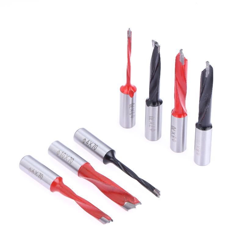2 Flute Drill Bits 70Mm Length 10Mm Shank Left/Right Row Drill Carbide Hole Opener Wood Alloy Tool