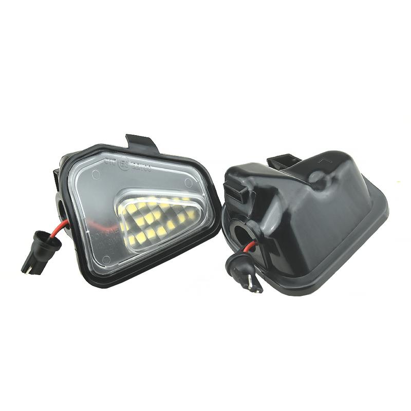 Fit For VW Scirocco137 2008- For VW EOS 1F7 1F8 2009-2015 2PCS LED Puddle Light Under Side Mirror Light