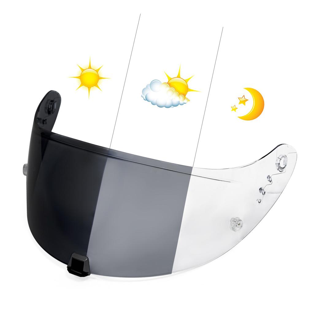 Motorcycle Helmet Visor for EXO 520 1400 R1 Tinted Visor for Scorpion EXO 391 520 1400 R1 Anti-UV Protection Face Shield Replace
