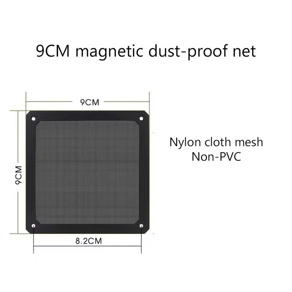 with Hole PC Chassis Cooling Fan Dust Filter Magnet Computer Cooler Fan Dust Filter Net Cover