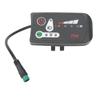 LED-Power-Display-Panel für Elektrofahrrad, Modifikations-Display-Meter mit wasserdichtem 5-Pin-Stecker für 22,2 mm