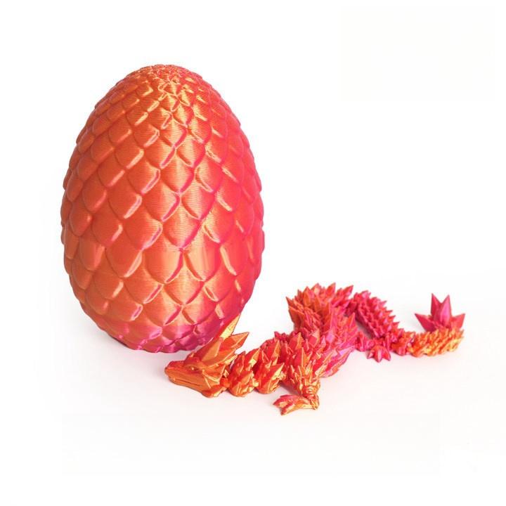 3d Printed Dragon,Chinese New Year Gift,Dragon Eggs with Dragon Inside,Dragon Decompress Adult Toy,Mystery Dragon Egg,Novelty Flying Dragon Gift