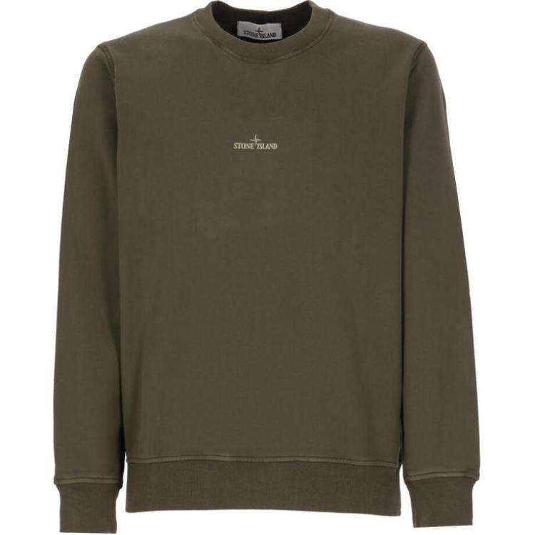 

Stone Island Soft Comfortable Cotton Crew Neck Pullover Long Sleeve Sweatshirt Men sweatshirt Green K1S156100665S0083-V0054 L