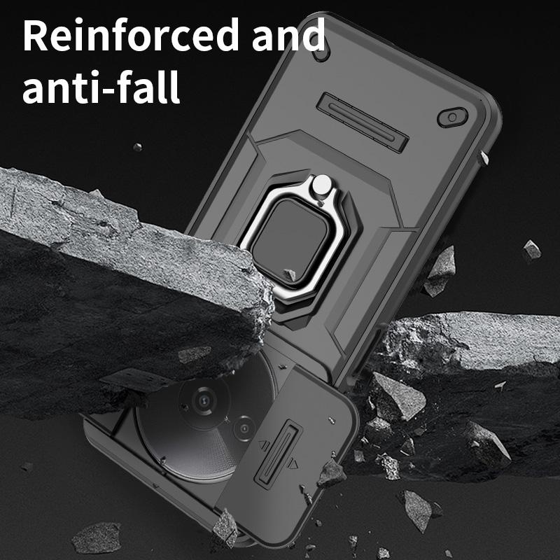 Für Redmi A3 2024 Hülle Schiebekamera Armor Schutzhülle für Xiaomi Redmi A3 4G RedmiA3 A 3 Magnetischer Halter Ring Rückseite