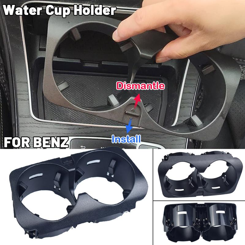 For Mercedes Benz C E GLC V Class W205 W213 W253 W447 W463 Center Console Water Cup Holder A2056800691 2056800691 Black