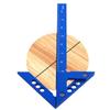 Versatile Angles Line Caliber Ruler Measuring Tool Center Finder  Engineer
