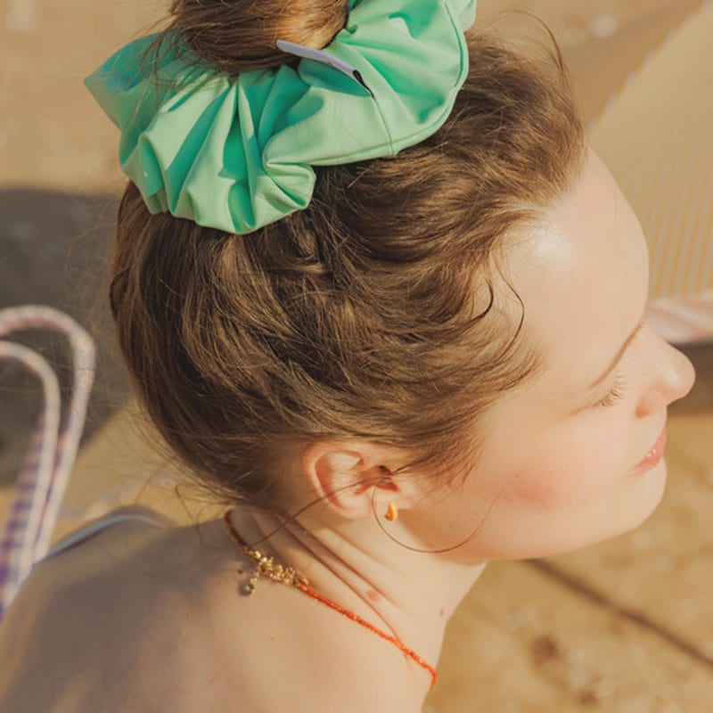 PSUCHE EVERYDAY SCRUNCHIE _MINT MELON
