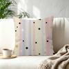 Light Pink Paneling beauty Decorative Polyester Throw Pillow Cover Square Suitable for Home Office Coffee Shop Decor