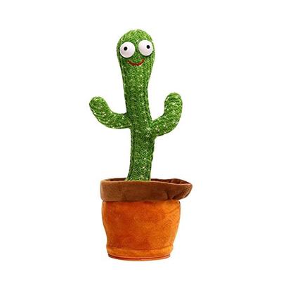 TOMMYFIELD Cactus Toy - Moves, Sings, Dances, Lights Up, Records Voice, Talks - Green - Ages 6+