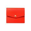 Solid Color Thin Envelope Card Bag Wallet Snap Button Coin Purse Retro Mini Wallet  Women