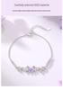 Tichya Wisteria Butterfly Bracelet: S925 Sterling Silver, Forest Style, Light Luxury, with Cubic Zirconia - Exquisite for Women.