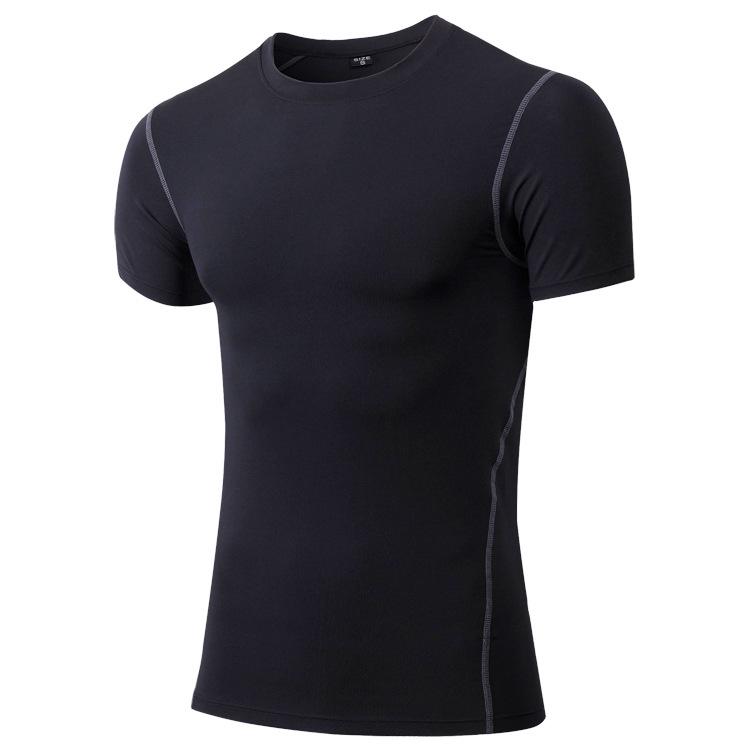 Men's Quick-Dry Elastic Training T-Shirt - Short Sleeve Sportswear 1003