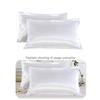 1Pc Bedding Breathable Pillow Cover Comfortable Polyester Fiber Washable Pillowcase Cool Ice Silk Household Summer