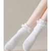 3 Pairs Women Spring Summer Female Lady Girls Lace Kawaii Socks Woman Lolita Cute Black White Socks Set