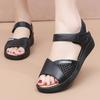 New Slope Heel Comfortable Sandals for Women Mom's Summer Fashion Non Slip Sandals