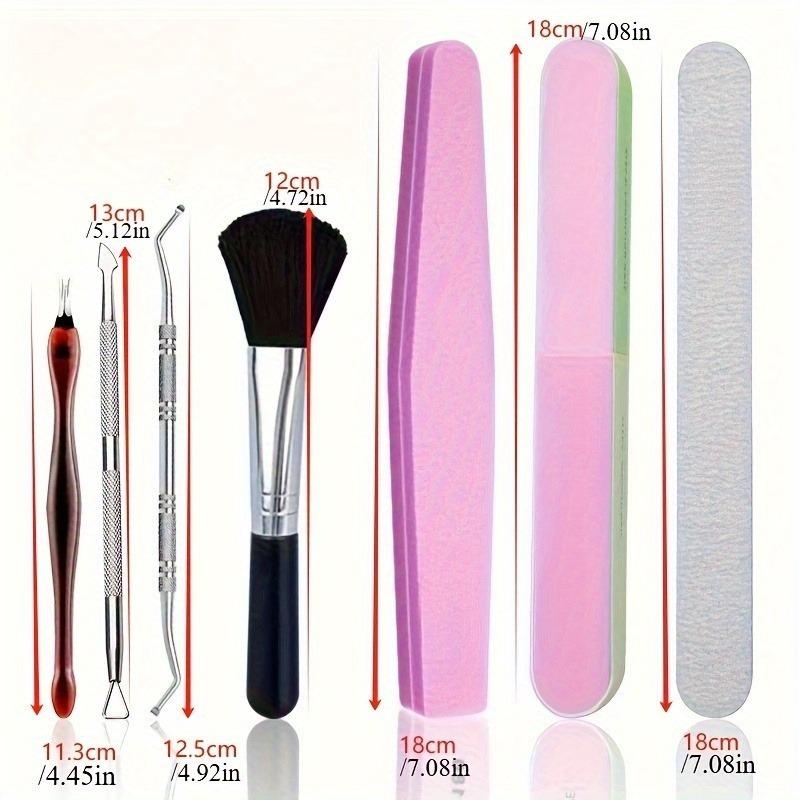 7/9pcs Manicure Tool Set Full Set of Manicure, Toenail Removal, Dead Skin Clipping, Nail Tool, Matte Strip, Dead Skin Push