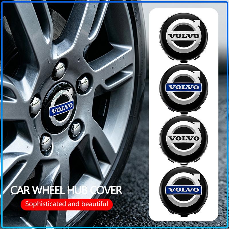 For Volvo XC90 XC60 XC40 V40 V50 V60 S40 S50 S60 S70 S80 S90 240 C70 Vnl Truck 4Pcs 56mm Car Wheel Center Caps Hub Cap Covers Emblem