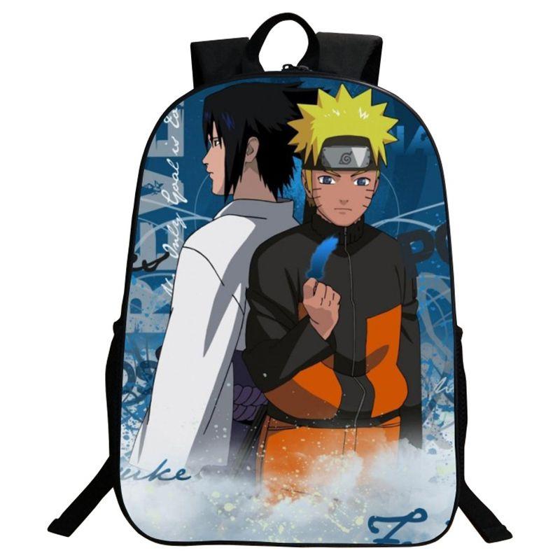 Stylish Anime Naruto Book Bag With Durable Design And Adjustable Shoulder Straps