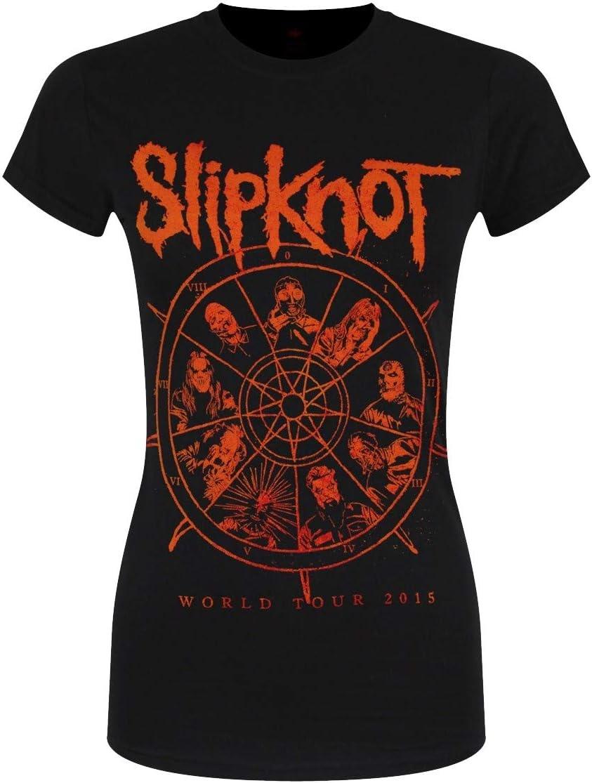 Women s Slipknot The Wheel T-Shirt, Black, Large XXXXXL чёрный