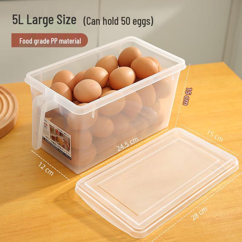 Large Capacity Refrigerator Egg Storage Box