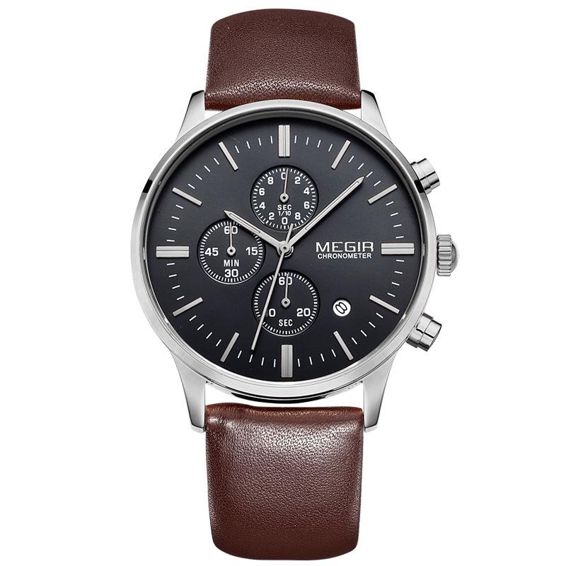 Canvas Strip Steel Mesh Belt Watch Multi-Function Chronograph Men S Quartz Watch Waterproof Men S Watch 2011