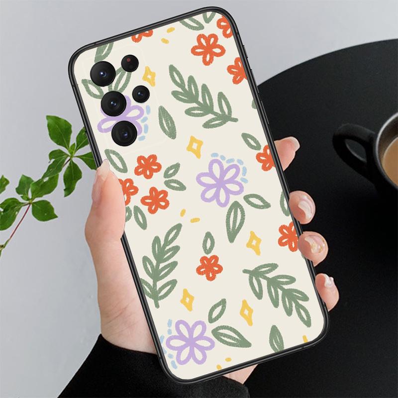 

Flower Wildflower Funda Phone Case For Samsung A55 A16 A56 A36 A23 A35 A15 A53 A54 A33 A34 A25 A05S A52 A52S A14 A13 A71 A13 4G