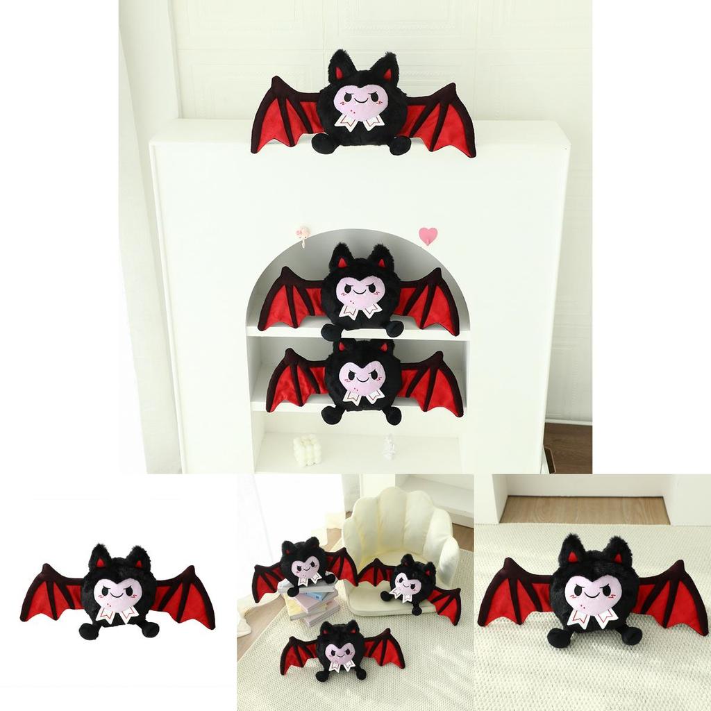 Bat Plush Toy Halloween Costume Character Roleplay Soft Doll For Kids And Adults