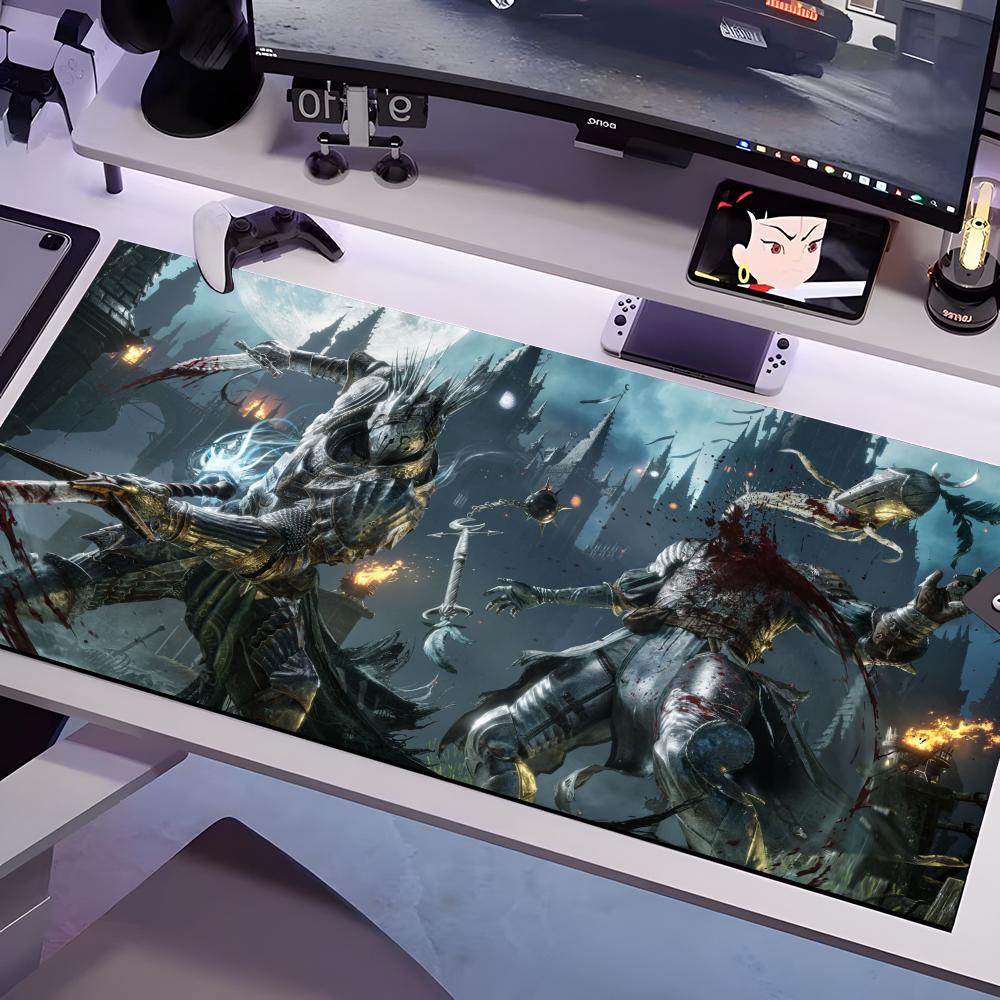 

The L-Lords Of The F-Fallen Mouse Pad Multiple Sizes Large Square Computer Office Game Table Mats Rubber Anti-slip Mousepads 600x300x2mm