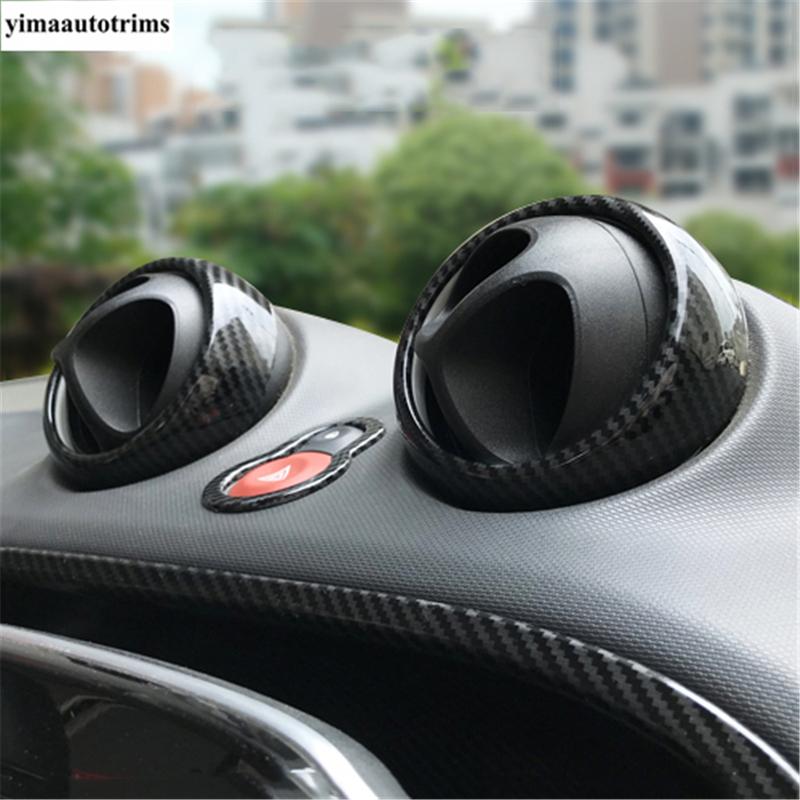 Dashboard Gear Panel Reading Light Handle Bowl Window Lift Cover Trim For Smart 453 Fortwo 2015 -  Carbon Fiber Accessories