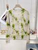 DIMANAF 2025 Summer Women Transparent Printing Sun Protection T-Shirt Basic New Fashion Tops Tees Casual Loose Tees