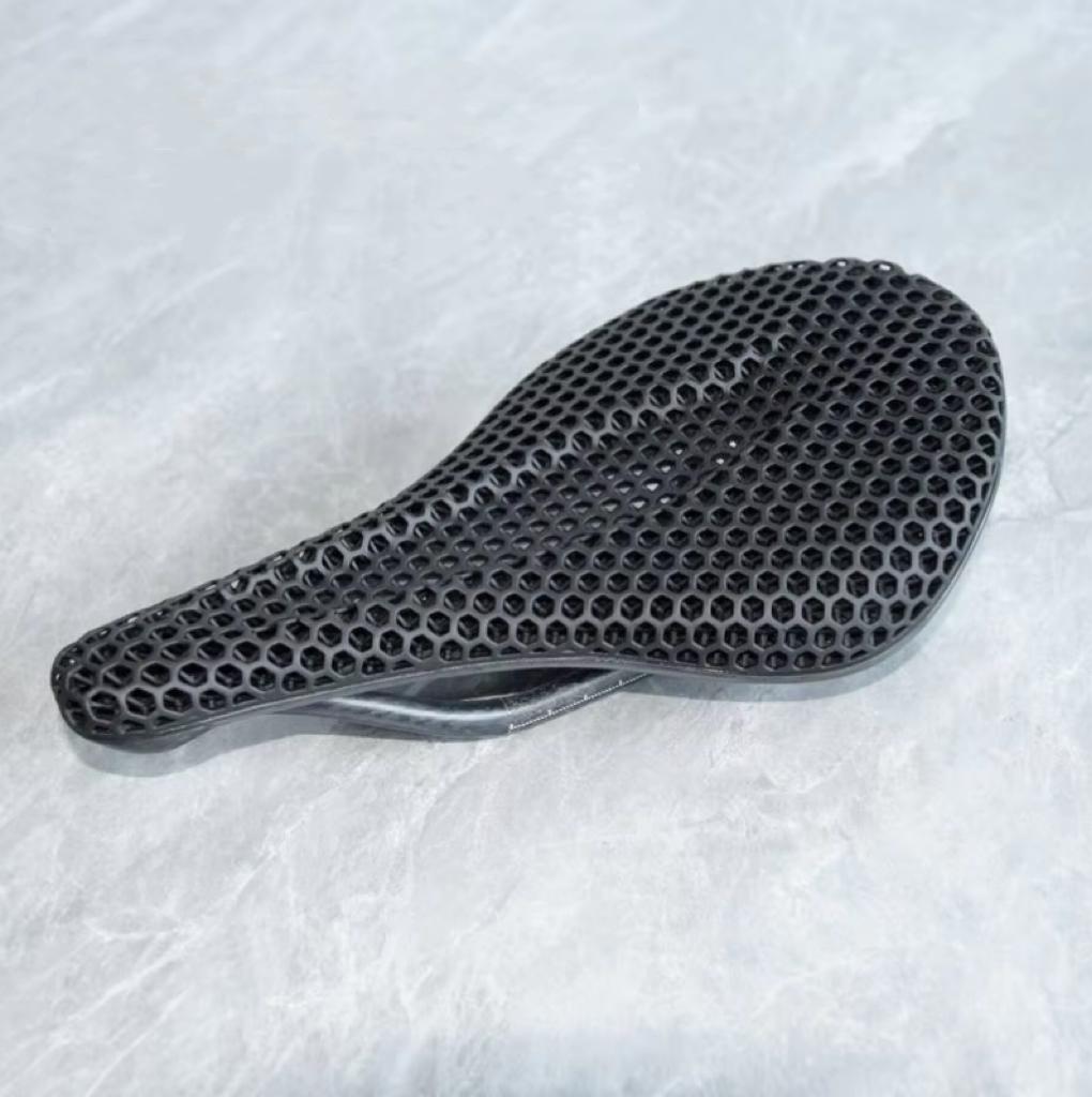 ODM Carbon Fibre Bike Saddle with Ventilation for Road Bicycles Comfortable Lightweight 3D Printed From China Factory