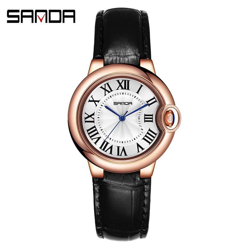 Sanda Universal Luxury Quartz Waterproof Watch for Business and Commuting - High-End Couple's Wristwatch