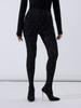 Fashion Pants and Boots Water Diamond High Heels Elastic Pointed Women's Shoes Thigh High Boots Women Shoes Plus Size35-45