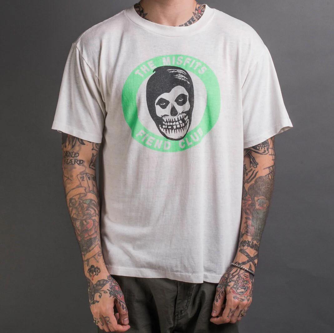 

Misfits Band Rock Hardcore Punk Casual TShirt Mens and Womens Luxury Band Brand Top 2026 XL