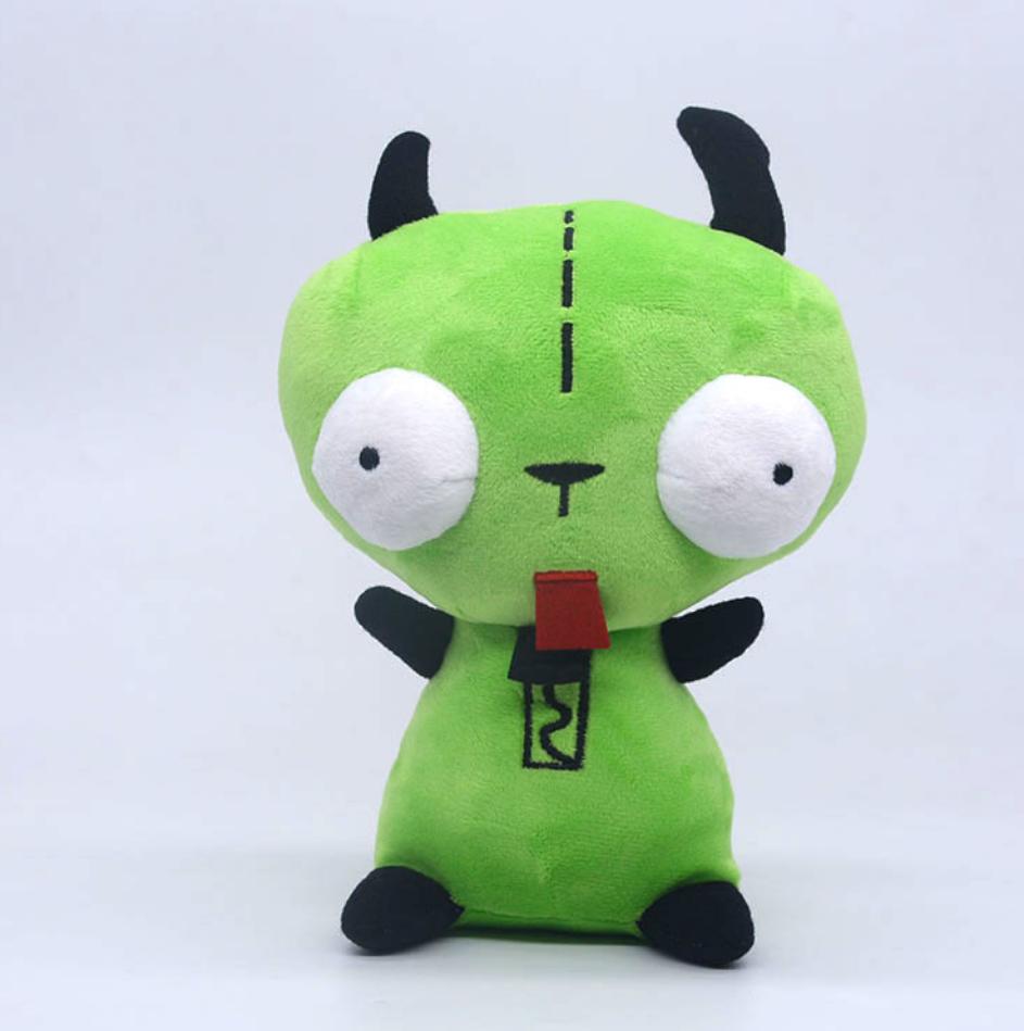 1 Stück/Los 20cm Neue Invader Zim Plüschtiere 3D-Augen Alien-Eindringling Gir Hund Puppe Geschenke für Kinder