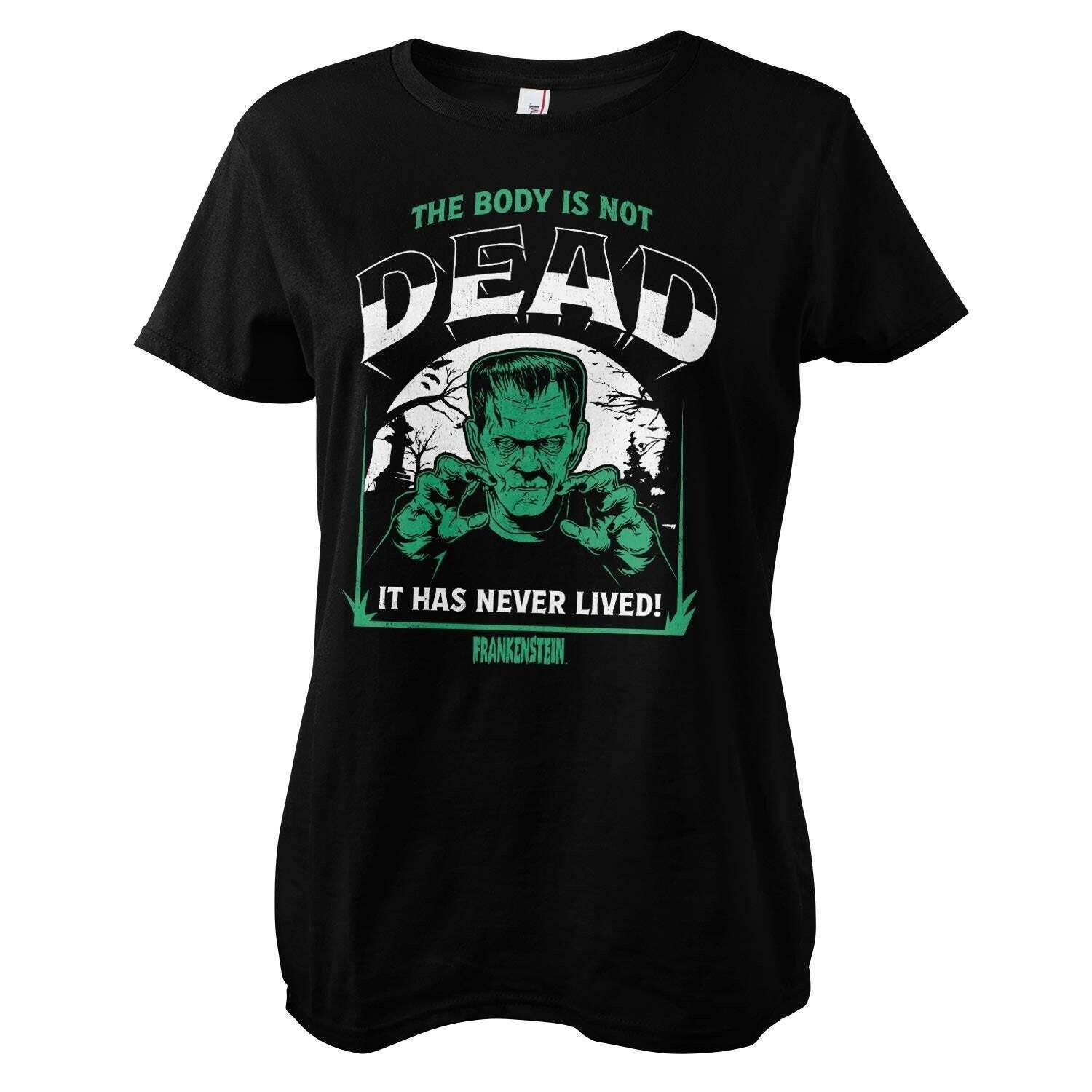 New Authorized Universal Monsters Frankenstein The Body Is Not Dead T-Shirt S