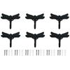 6 Pack Dragonfly Decorative Wall Hooks Decorative Mounted Hanger Vintage Coat Hooks for Coat Towel Robe Clothes Hats Bags Keys
