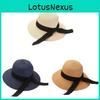 Summer Straw Hat With Wide Brim For Beach Travel And Sun Protection Womens Fashion Accessory